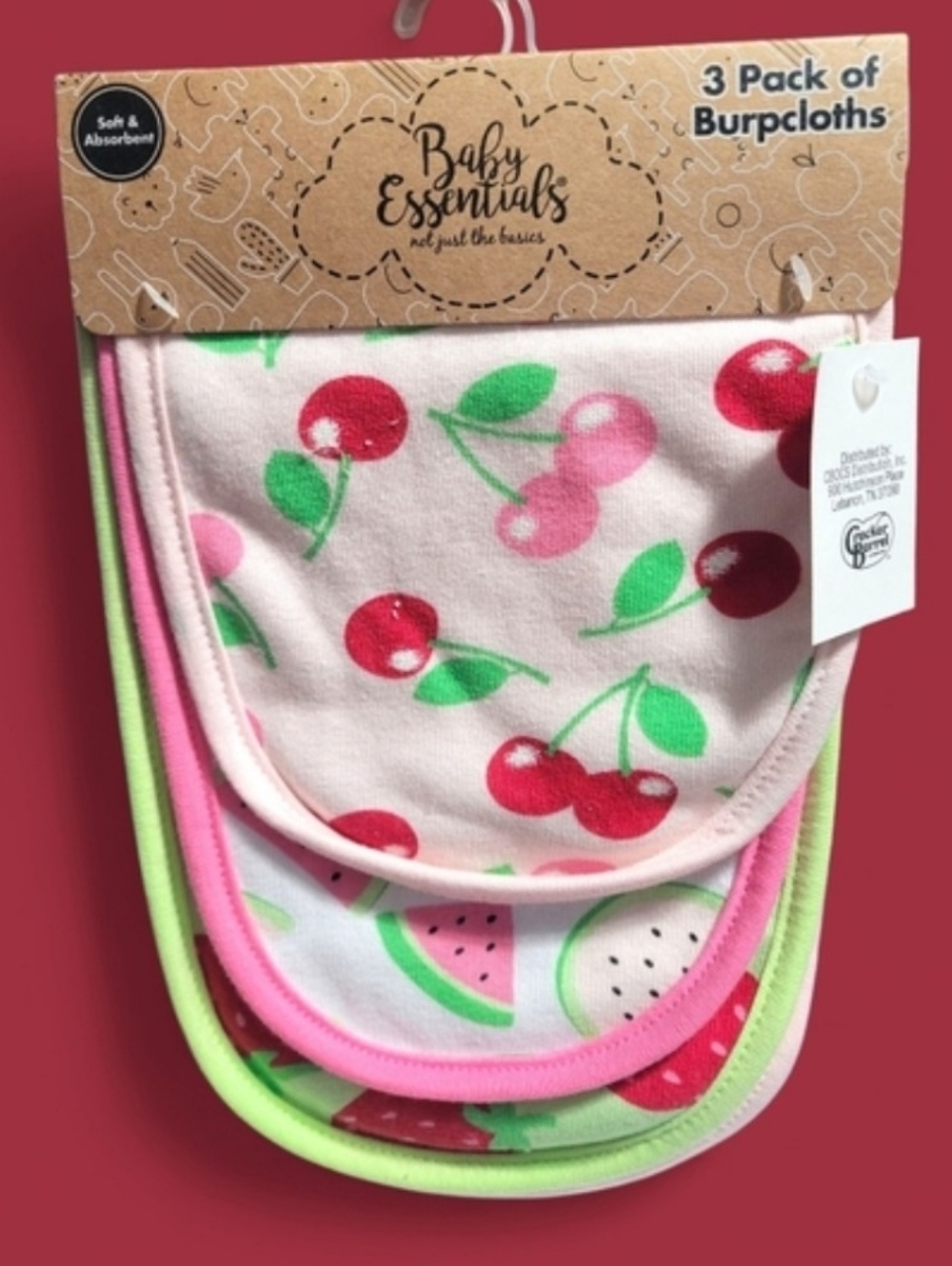 Set of 3 Burp cloths
